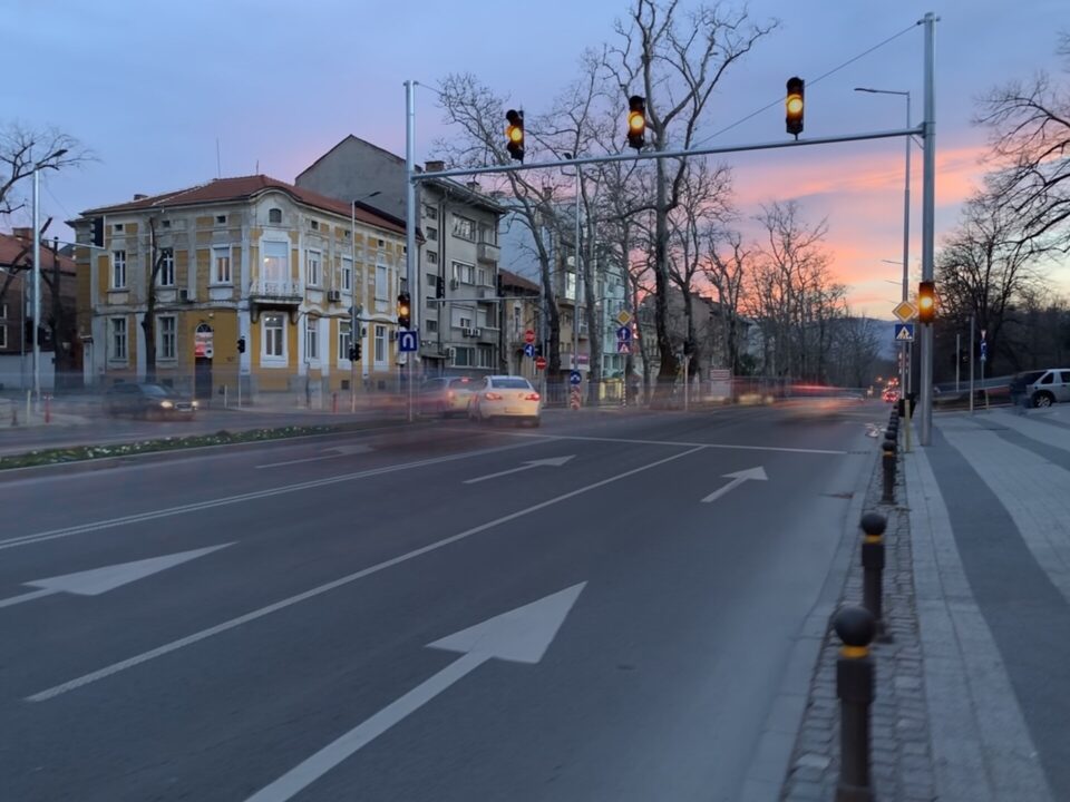 Светофар на бул. „Руски“ в Пловдив